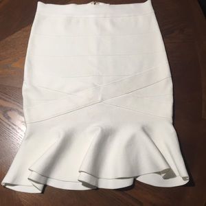 White bandage skirt